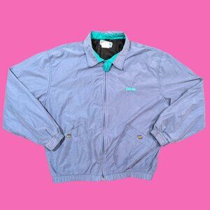 Vintage 1990's Blue Gillette Windbreaker Jacket Size XL